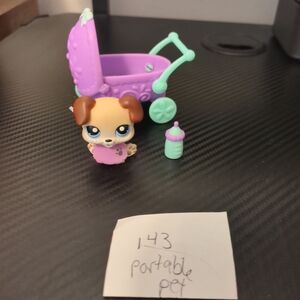 Littlest Pet Shop LPS Boxer Pup Portable Pet #143